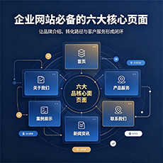 大兴安岭建站-企业网站必备的六大核心页面